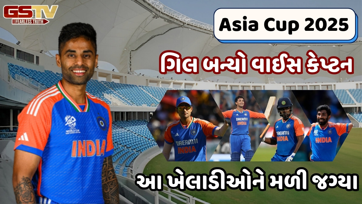 Asia Cup 2025 માટે જાહેર થઈ ભારતની સ્કવોડ, સૂર્યકુમાર યાદવ સંભાળશે ટીમની કમાન