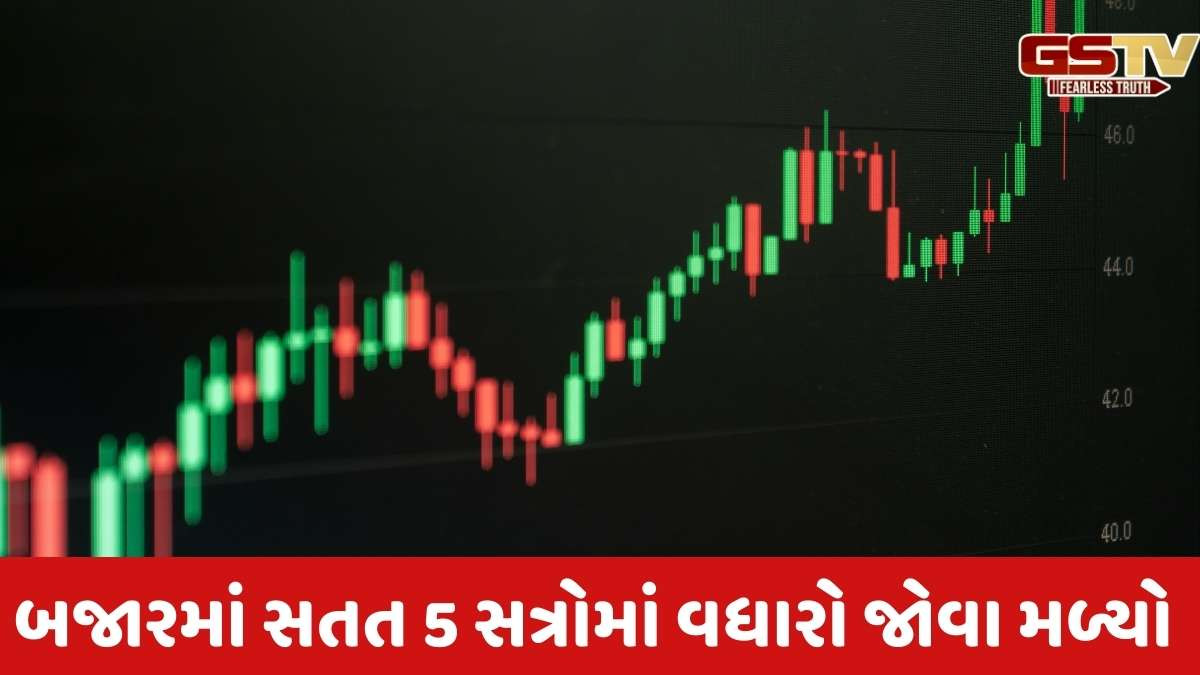 Sensex today: સતત પાંચમા દિવસે બજાર વધ્યું, IT શેરોમાં તેજીથી સેન્સેક્સ 213 પોઈન્ટ વધ્યો; નિફ્ટી 25050 પર બંધ થયો