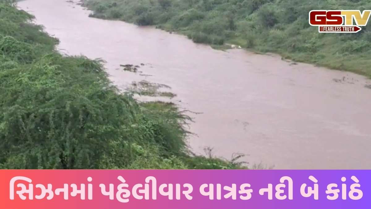 Aravali news: મેઘરજની વાત્રક નદીમાં નવા નીર આવ્યાં, ખેડૂતોમાં ખુશીનો માહોલ