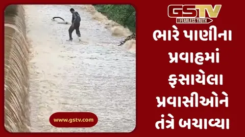 VIDEO: દ્વારકાના ભાણવડમાં જળબંબાકારની સ્થિતિ વચ્ચે દિલધડક રેસ્ક્યુ ઓપરેશન, પાણીમાં ફસાયેલા પ્રવાસીઓને બચાવાયા