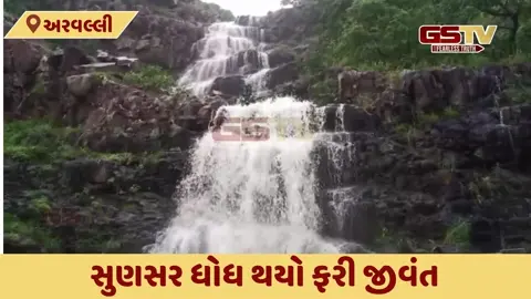 VIDEO: ઉત્તર ગુજરાતનું મીની કાશ્મીર, અરવલ્લીનો સુણસર ધોધ થયો જીવંત
