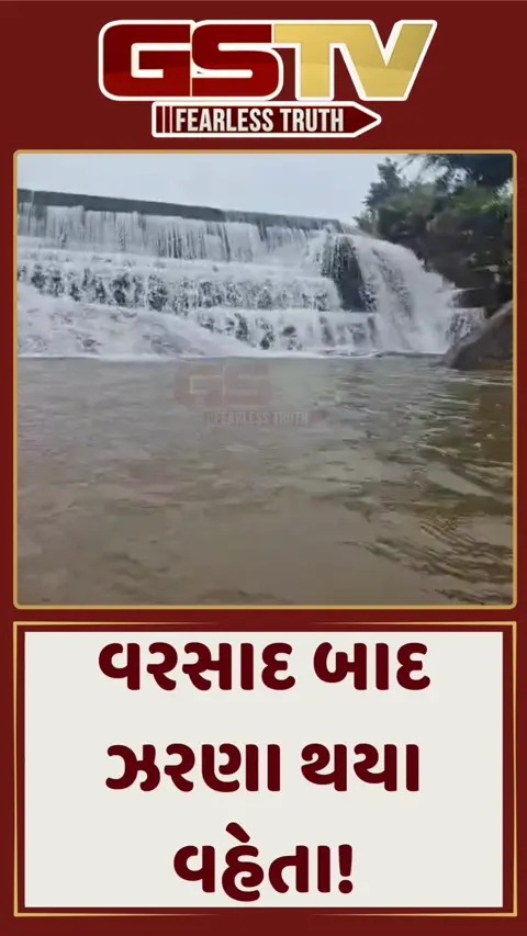 બનાસકાંઠા: દાંતામાં ઝરણાઓ વહેતા થયા, સુંદરતા સોળે કળાએ ખીલી