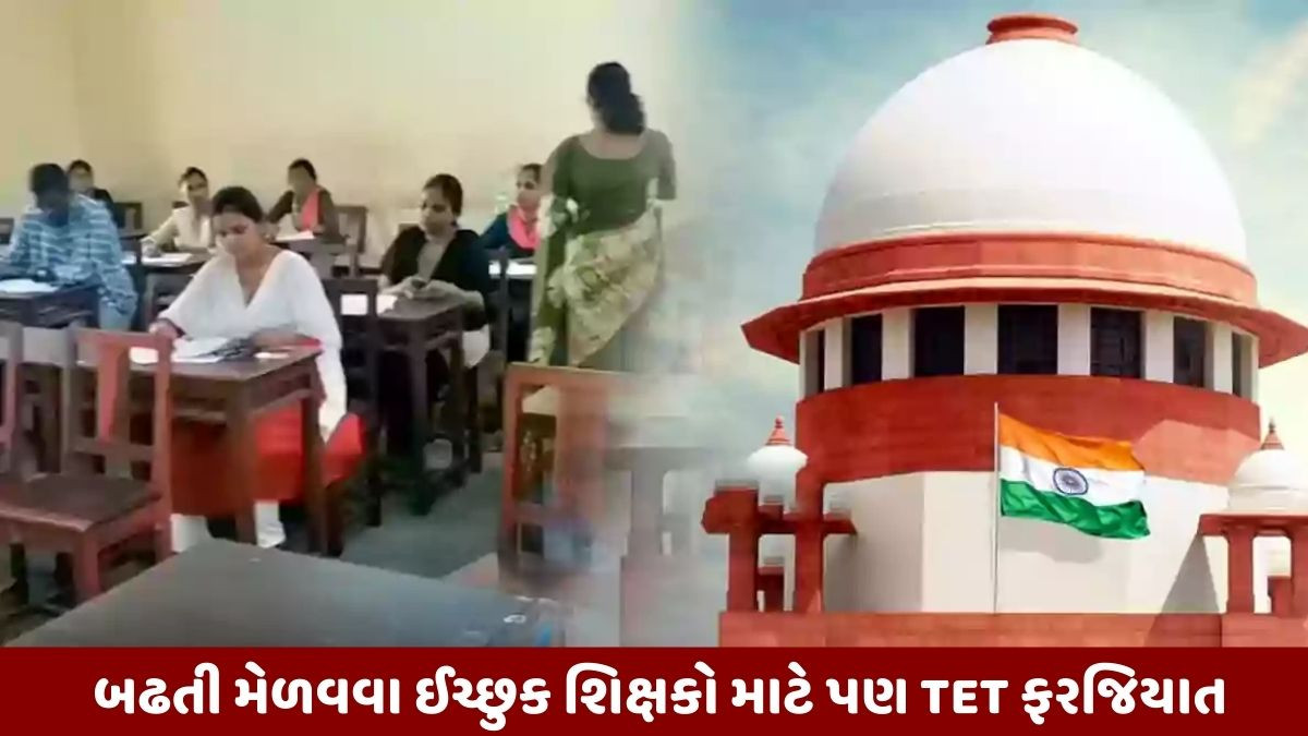 'TET પાસ કરો નહિતર નોકરી છોડો', સુપ્રીમ કોર્ટના આદેશથી શિક્ષકોમાં ફફડાટ