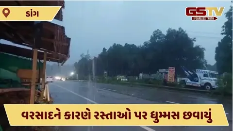 VIDEO: DANG  જીલ્લામાં સાર્વત્રિક વરસાદ, નદીઓના જળસ્તરમાં વધારો, રસ્તાઓ પર ધુમ્મસ છવાયું