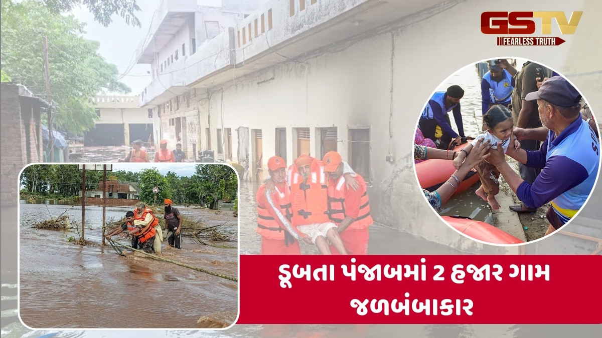 પૂર અને મૂશળધાર વરસાદના કારણે ઉત્તર ભારતના અનેક રાજ્યોમાં ભયાવહ સ્થિતિ