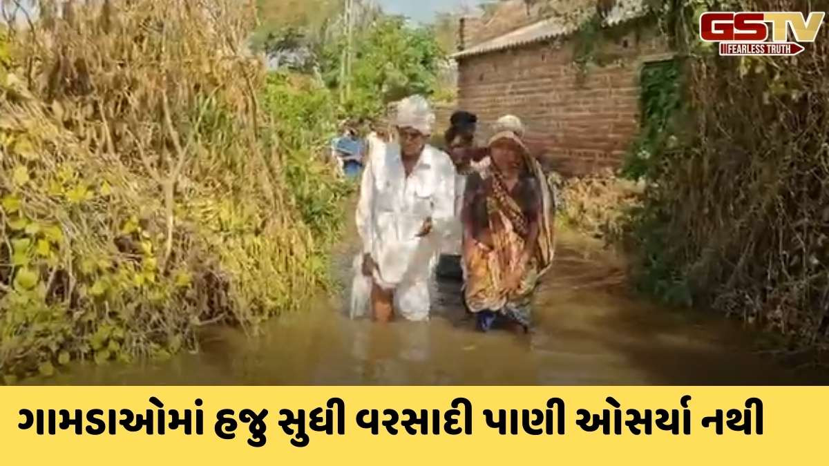Banaskantha news: થરાદના ગામડાઓમાં હજી પાણી ઓસર્યા નથી, પૂર જેવી સ્થિતિથી લોકોમાં ભારે રોષ