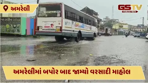VIDEO : અમરેલી જિલ્લામાં સતત ત્રીજા દિવસે ધોધમાર વરસાદ યથાવત્