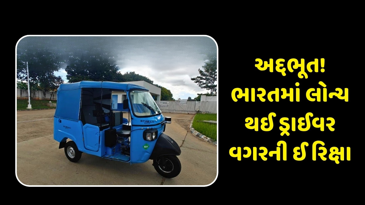 Auto News: અરે વાહ! ભારતમાં ડ્રાઈવર વગરની ઈ રિક્ષા લોન્ચ, કિંમત એટલી કે... 