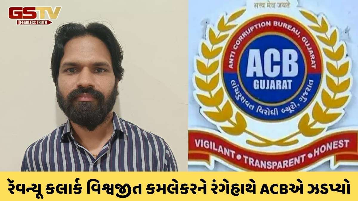 Mehsana news: કલેક્ટર કચેરીનો ક્લાર્ક રૂપિયા 9 લાખની લાંચ લેતા રંગેહાથે ઝડપાયો!