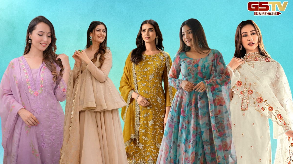 Fashion Tips / ટ્રેન્ડમાં છે આ 5 પ્રકારના ઓર્ગેન્ઝા સૂટ, શોપિંગ કરવા જાઓ તે પહેલા જાણી લો