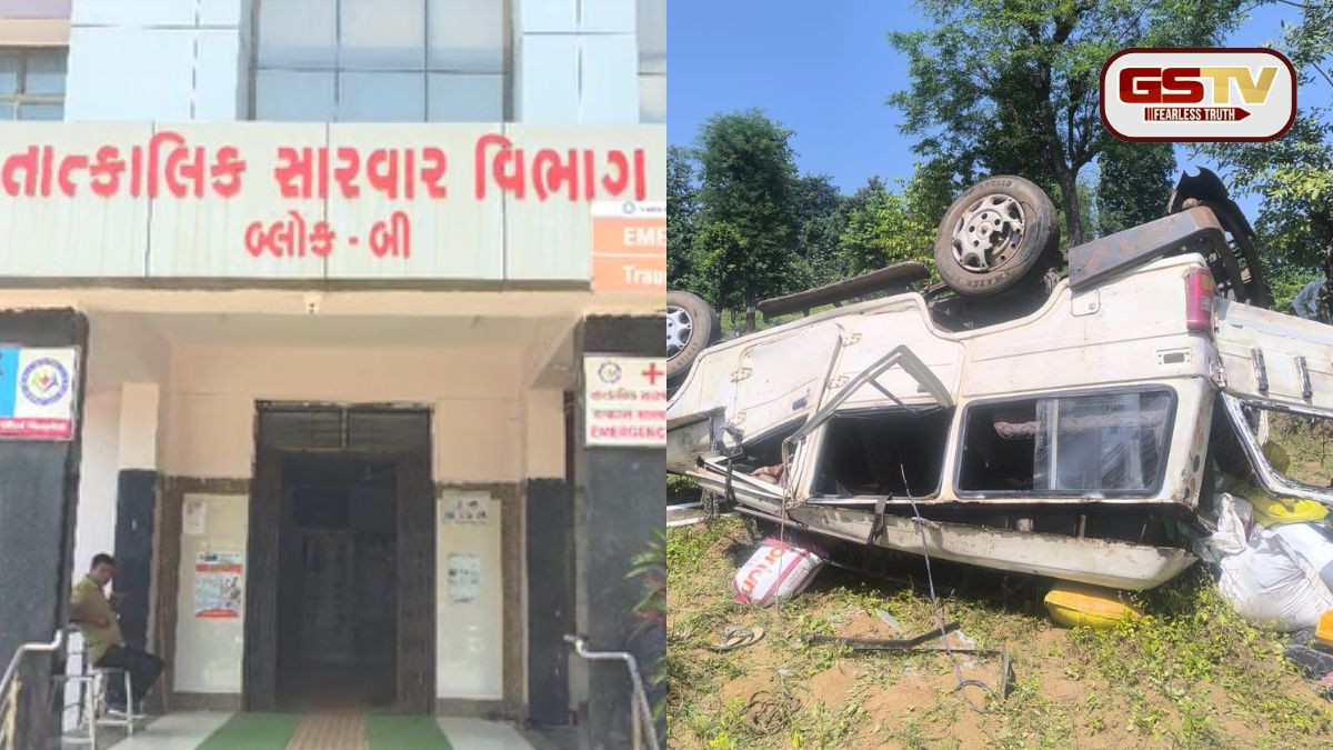 Dang: સુબીર-મહાલ માર્ગ પર પિકઅપ ગાડી પલટી, એકનું ઘટનાસ્થળે મોત, 6 ગંભીર ઇજાગ્રસ્ત