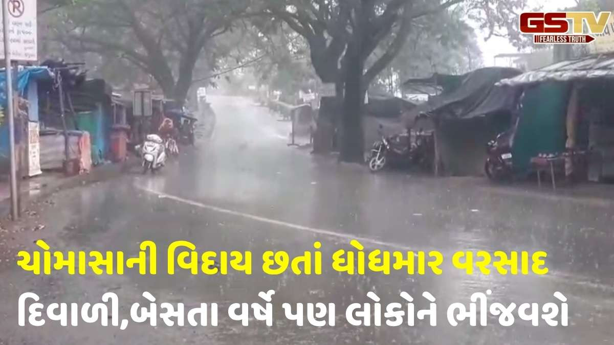 દક્ષિણ ગુજરાતના આ જિલ્લાઓમાં ધોધમાર વરસાદ ખાબક્યો, દિવાળીમાં પણ વરસાદની ભારે આગાહી