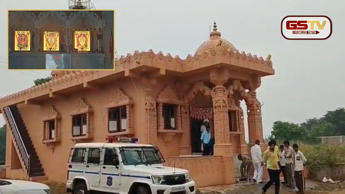Mehsana: લાંઘણજ નજીક ચેહર માતાજીના મંદિરમાં ચોરી, પાઘડી અને ચાંદીના છત્તર ગાયબ 