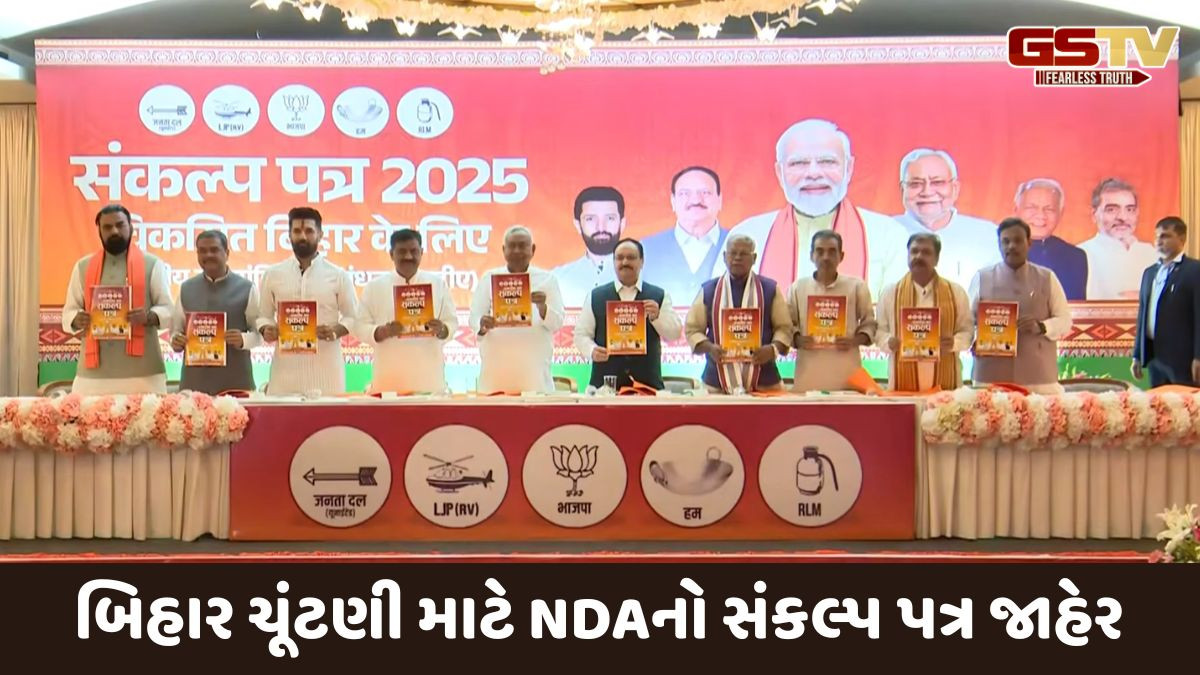 125 યૂનિટ ફ્રી વીજળી-1 કરોડ નોકરીઓ-4 નવા શહેરમાં મેટ્રો; બિહાર ચૂંટણી માટે NDAનો સંકલ્પ પત્ર જાહેર