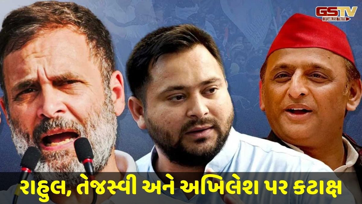 VIDEO: 'પપ્પુ, ટપ્પુ અને અપ્પુ... INDI ગઠબંધનના ત્રણ વાંદરા,' યોગીના રાહુલ, તેજસ્વી અને અખિલેશ પર કટાક્ષ