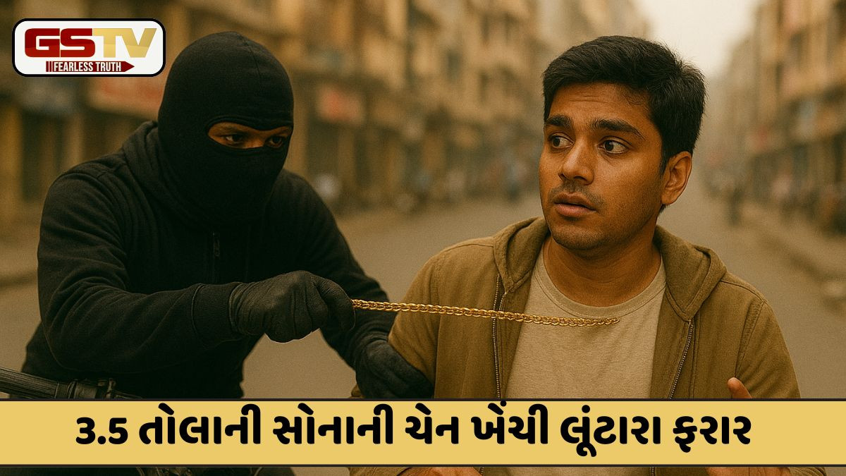 Anand: યુવકની આંખમાં મરચાનો ભૂકો નાખી લૂંટારા સોનાની ચેન ખેંચી થયા ફરાર