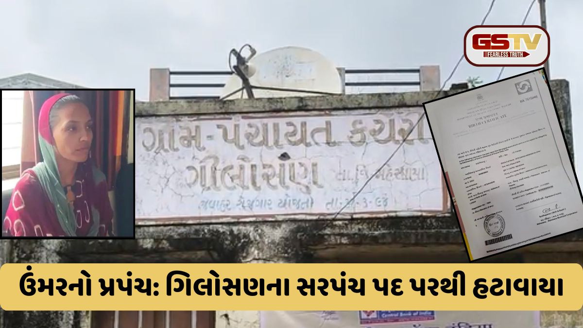 Mehsana: ખોટા સર્ટિફિકેટથી પ્રપંચ, ગિલોસણના સરપંચ પદ પરથી હટાવાયા