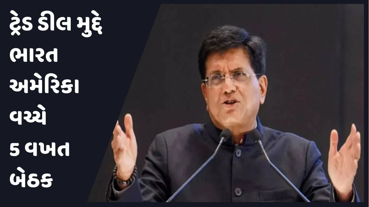 ભારત-અમેરિકા વચ્ચે ટેરિફની સમસ્યા યથાવત, ટ્રેડ ડીલ ફાઈનલ કરવામાં હજુ સમય લાગશે : પિયૂષ ગોયલ
