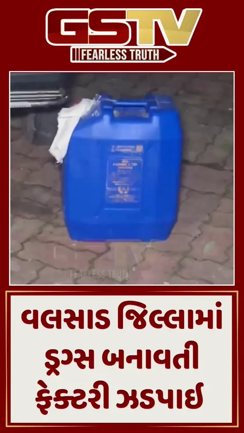 વલસાડ જિલ્લામાં ડ્રગ્સ બનાવતી ફેક્ટરી ઝડપાઇ
