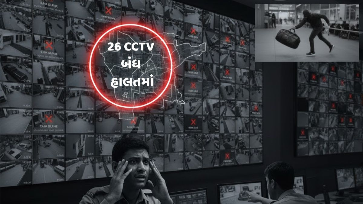 Rajkot/ હીરાસર એરપોર્ટ પર સુરક્ષાનું જોખમ: 26 CCTV બંધ હાલતમાં!