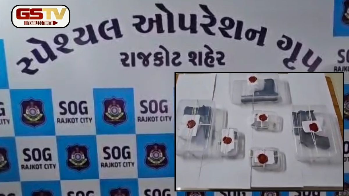 Rajkot: મુરઘા ગેંગની ગાડીમાંથી હથિયારોનો જથ્થો ઝડપાયો; GUJCTOC હેઠળ કાર્યવાહી શરૂ