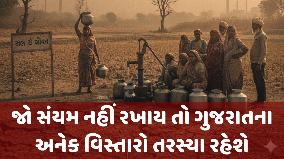 ખતરાની ઘંટી: પાણીની કરકસર નહીં થાય તો ગુજરાતમાં જળસંકટ નિશ્ચિત; ભૂગર્ભજળનો બેફામ ઉપયોગ