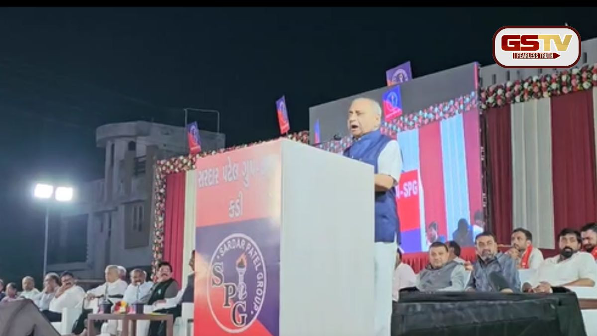 "પાટીદાર સમાજ હંમેશા ભાજપ સાથે જ ઊભો છે", કડી SPG સ્નેહ સંમેલન ખાતે નીતિન પટેલના રાજકીય પ્રહાર