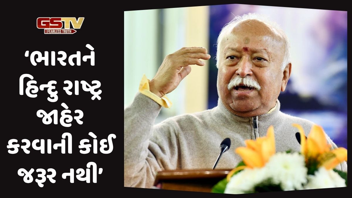 VIDEO:‘ભારત અને હિન્દુ એકબીજાના પર્યાય’, જાહેર કરવાની જરૂર નથી; RSS વડા મોહન ભાગવતનું મોટું નિવેદન