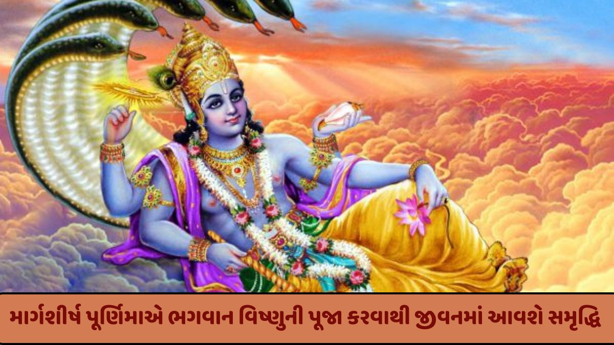 માર્ગશીર્ષ પૂર્ણિમાના દિવસે આ મંત્રનો કરો જાપ કરો, ભગવાન વિષ્ણુના આશીર્વાદ મળશે