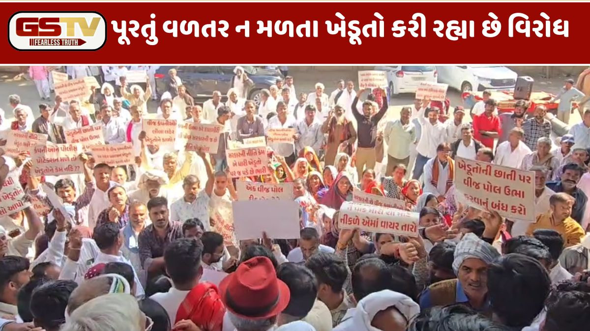 Kutch: 765 kV વીજ લાઇન સામે ખેડૂતોનો વિરોધ, ભુજમાં કિસાન સંઘર્ષ સમિતિની યોજાઈ સભા