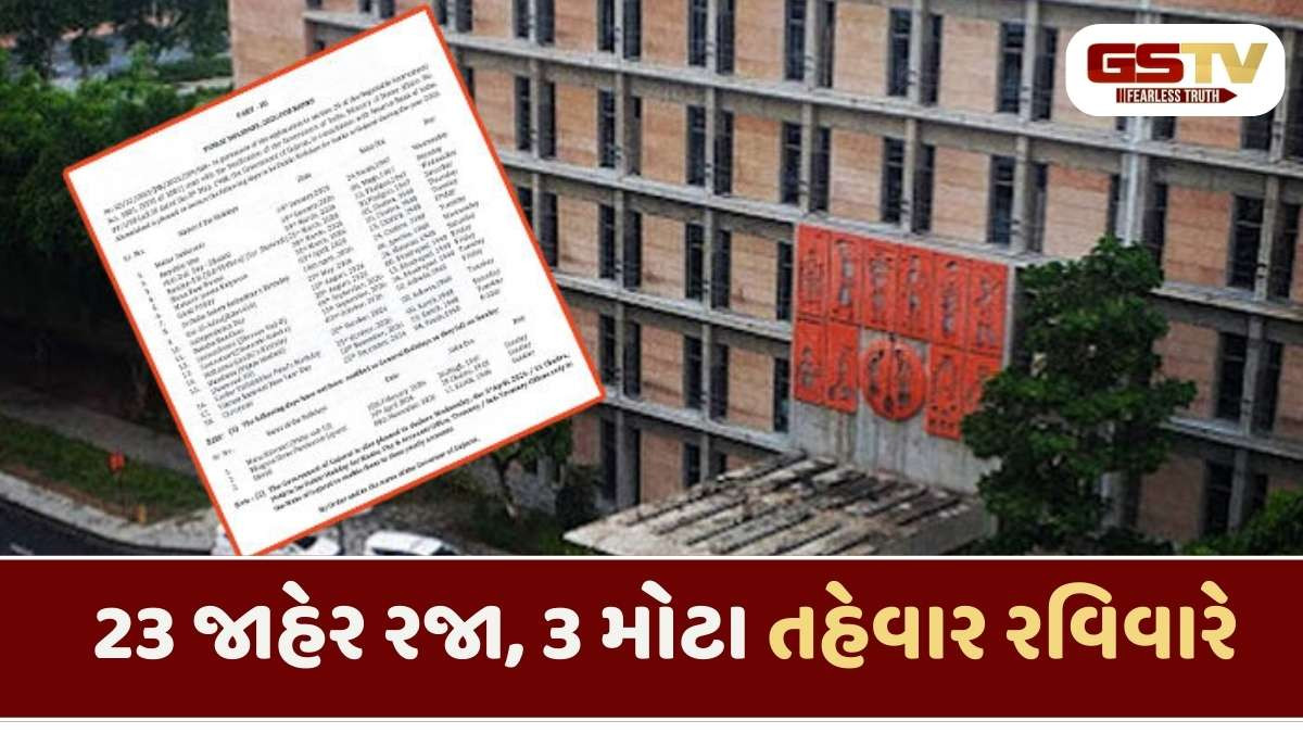 Gandhinagar news: રાજ્ય સરકારે વર્ષ-2026ની સત્તાવાર સરકારી રજાઓ જાહેર કરી, જુઓ યાદી