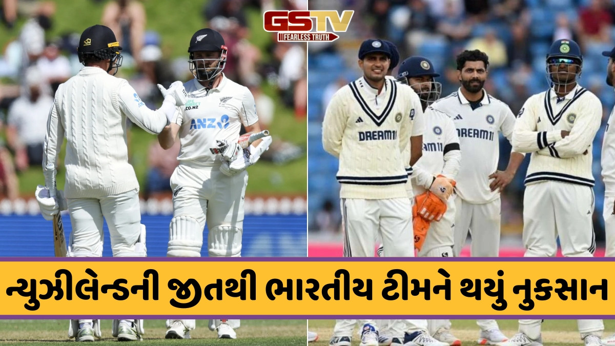 WTC / ન્યુઝીલેન્ડની જીતથી ભારતને લાગ્યો ઝટકો, પોઈન્ટ્સ ટેબલમાં આ નંબર પર પહોંચી ટીમ ઈન્ડિયા