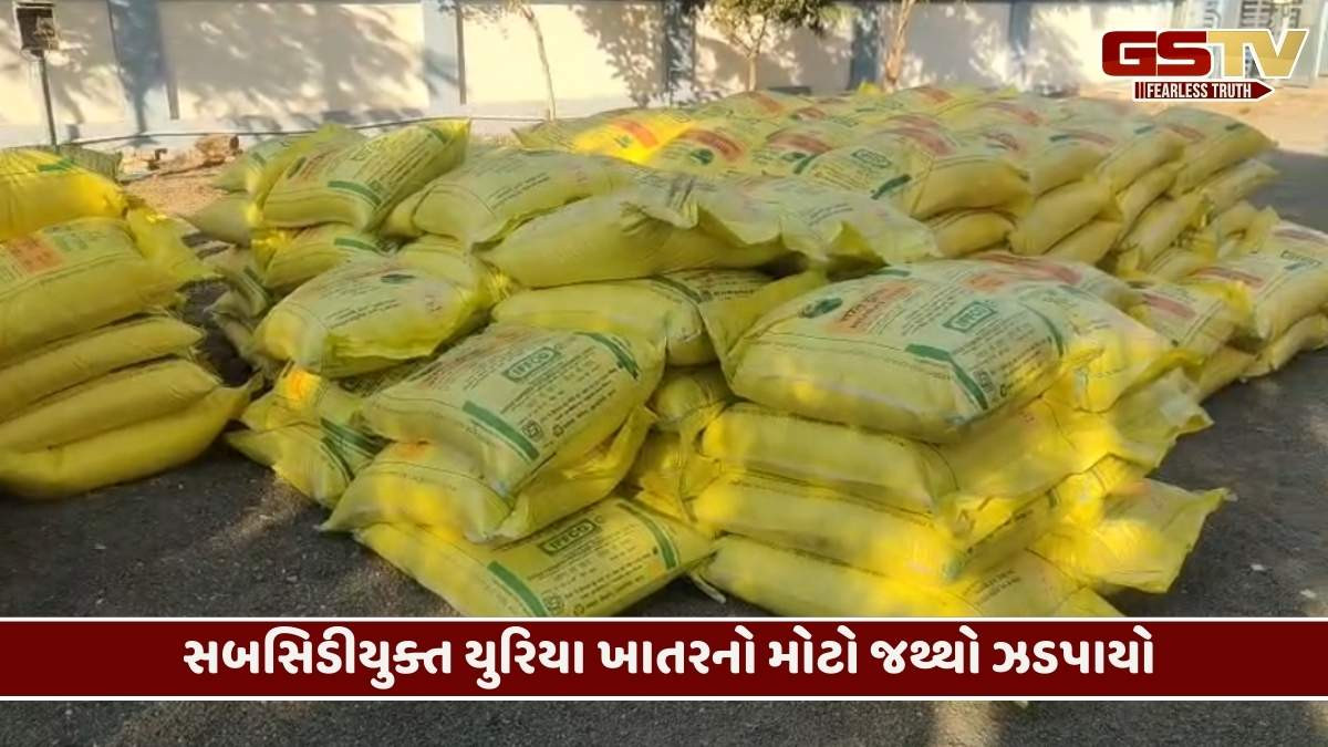 Morbi/ હળવદમાં સબસિડીયુક્ત યુરિયા ખાતરનો મોટો જથ્થો ઝડપાયો; ₹15 લાખથી વધુનો મુદ્દામાલ જપ્ત