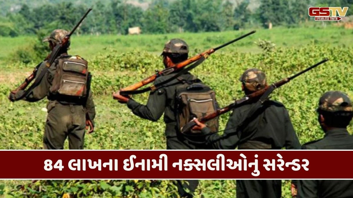 છત્તીસગઢમાં સુરક્ષાદળોને મોટી સફળતા, 34 નક્સલીઓએ કર્યું આત્મસમર્પણ