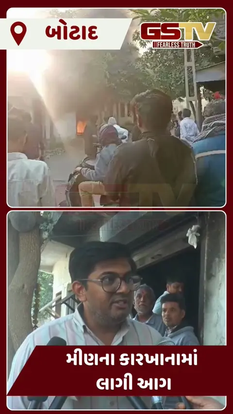 VIDEO: બોટાદમાં મીણના કારખાનામાં લાગી આગ, સદનસીબે જાનહાની ટળી