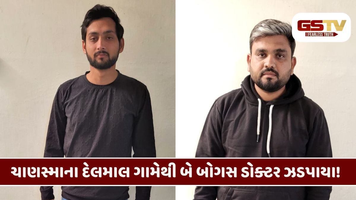 Patan/ લોકોના જીવ સાથે ખેલતા 'મુન્નાભાઈ' ઝડપાયા: ચાણસ્માના દેલમાલ ગામેથી બે બોગસ ડોક્ટરોની ધરપકડ, દવાઓ જપ્ત