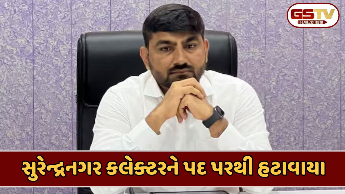 Surendranagar news: સુરેન્દ્રનગર કલેક્ટરની તાત્કાલિક અસરે બદલી, વધારાનો હવાલો DDOને સોંપાયો