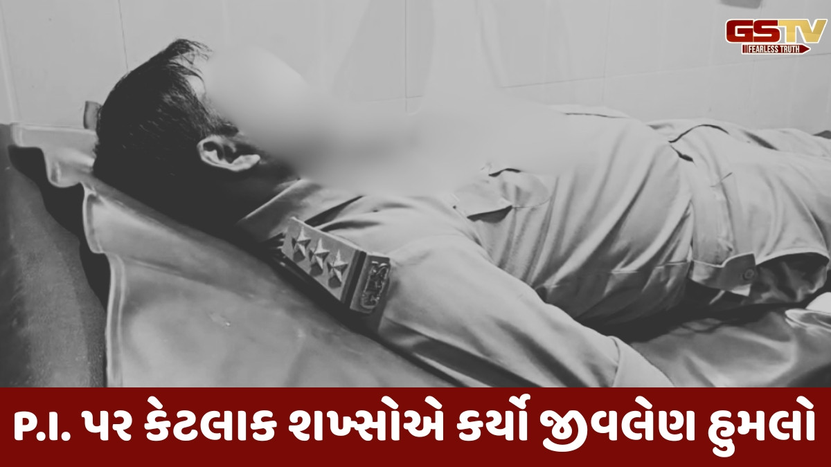 Dahod news: બોર્ડ઼ર ચેકિંગ દરમિયાન કારમાં સવાર શખ્સોએ કતવારા  P.I. પર કર્યો પથ્થર મારો, બે શખ્સોની અટકાયત