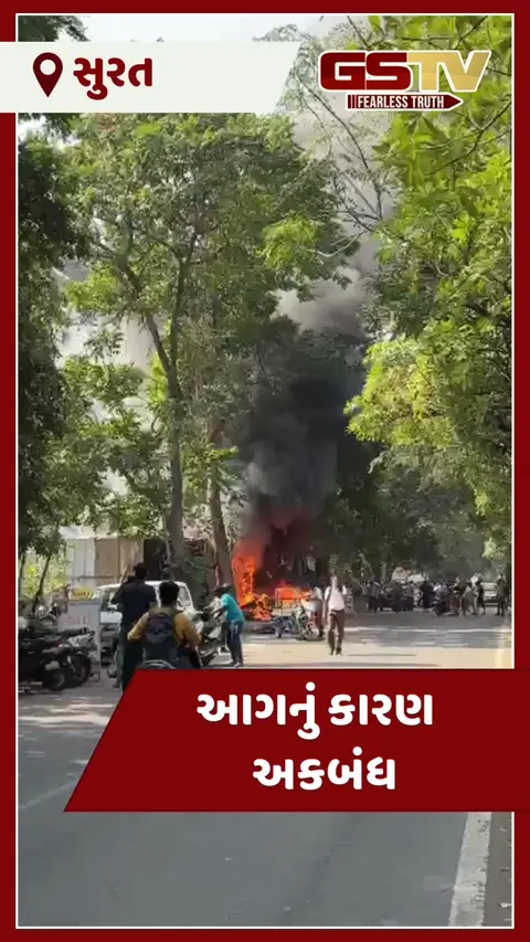 VIDEO: સુરતના પાલમાં ગાદલાના ગોડાઉનમાં ભીષણ આગ, ભારે જહેમત બાદ આગ પર મેળવ્યો કાબૂ