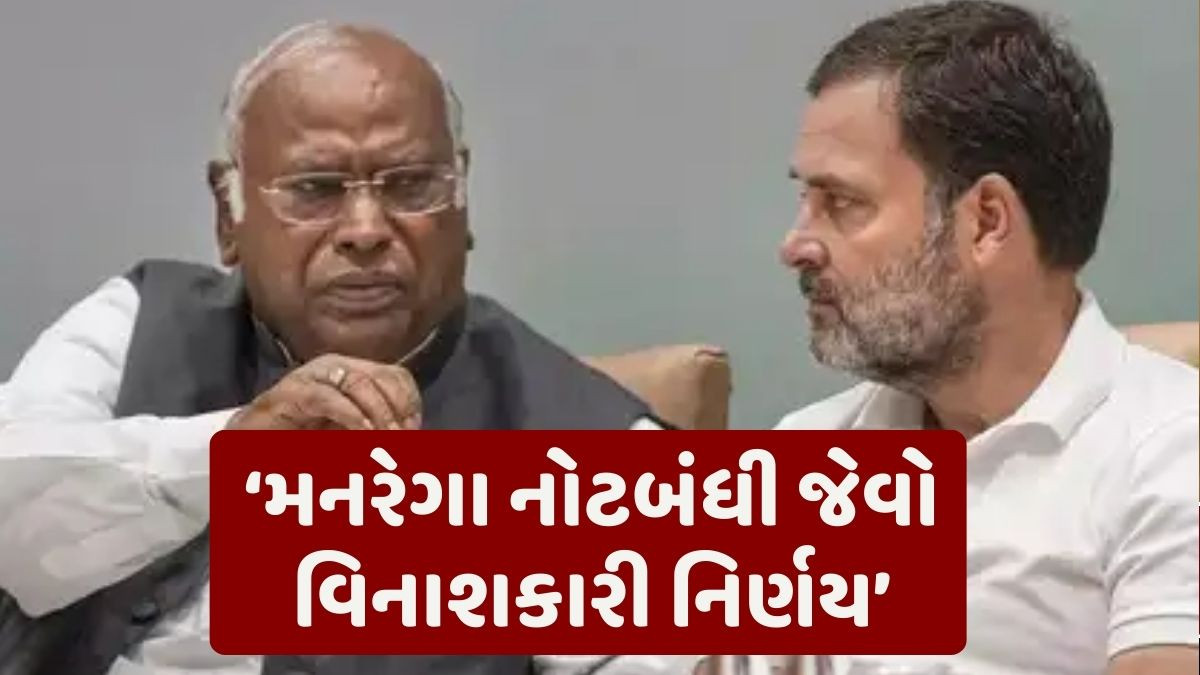 video: '5 જાન્યુઆરીથી દેશવ્યાપી MGNREGA બચાવો આંદોલન', CWC બેઠકમાં ખડગે- રાહુલના સરકાર પર પ્રહાર