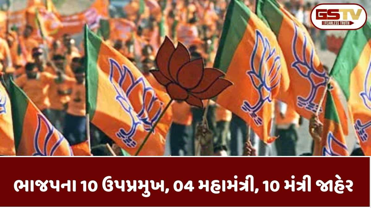 Gandhinagar: ગુજરાત ભાજપ સંગઠનની જાહેરાત, ઉપપ્રમુખ મહામંત્રી, મંત્રી સહિતના પદો જાહેર