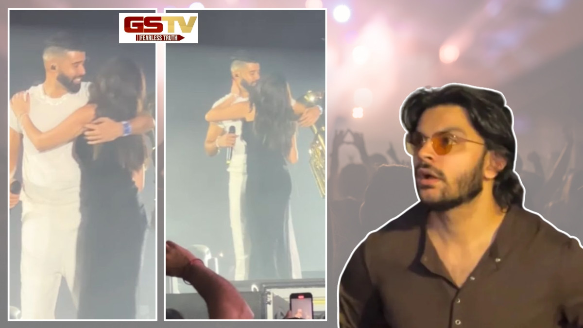 Video: AP Dhillonએ ચાલુ કોન્સર્ટે કરી તારા સુતરિયાને કિસ, બોયફ્રેન્ડનું રિએક્શન વાયરલ