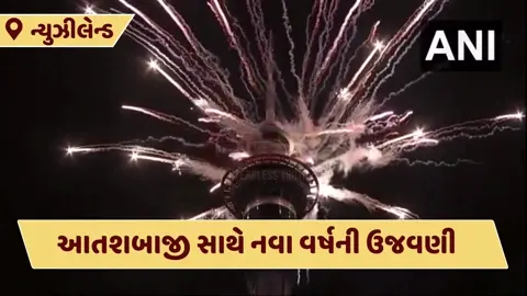 VIDEO: ન્યુઝીલેન્ડમાં નવા વર્ષ 2026નું સ્વાગત,  ઓકલેન્ડમાં કરાઈ ભવ્ય આતશબાજી