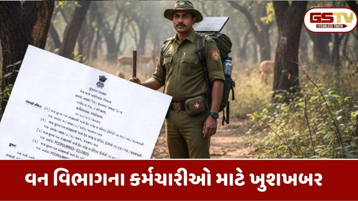 ગુજરાત વન વિભાગમાં બઢતીનો ધડાકો: 425 વનરક્ષકો બન્યા વનપાલ, નવા વર્ષે સરકારે આપી મોટી ભેટ, જુઓ લિસ્ટ