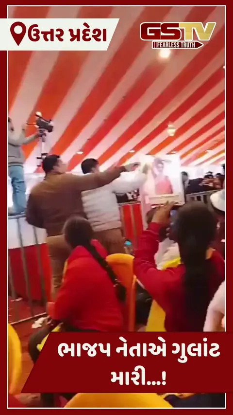 VIDEO: ભાજપ નેતા બ્રિજભૂષણ સિંહ ઊંધા માથે પટકાયા, જન્મ દિવસની ઉજવણી ભારે પડી