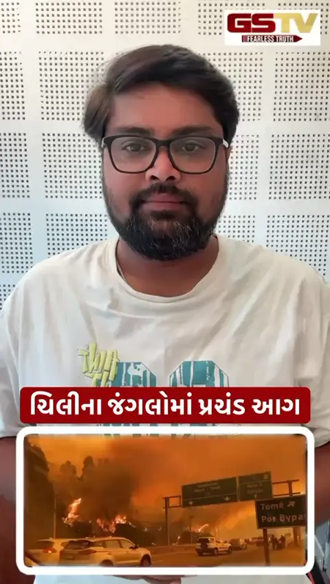 ચિલીના જંગલોમાં પ્રચંડ આગ