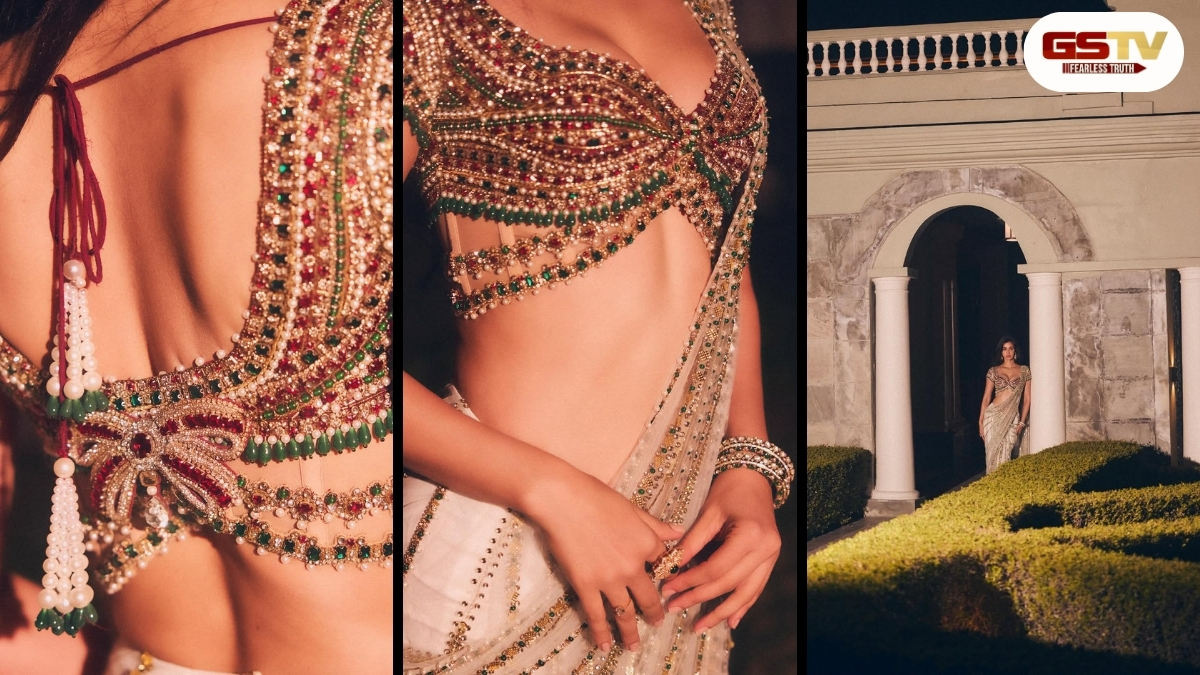 Fashion : દિશા પટણીનો બોલ્ડ સાડી લુક, ગ્રેસ અને ગ્લેમરનો પરફેક્ટ મેળ
