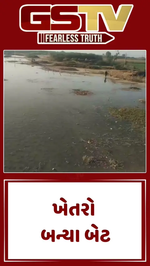 Video/ Surendranagarમાં તંત્રની ઘોર બેદરકારી, કેનાલમાં ગાબડું પડ્યાના 36 કલાક છતાં પાણી ચાલુ રહેતા ખેતરો બન્યા બેટ
