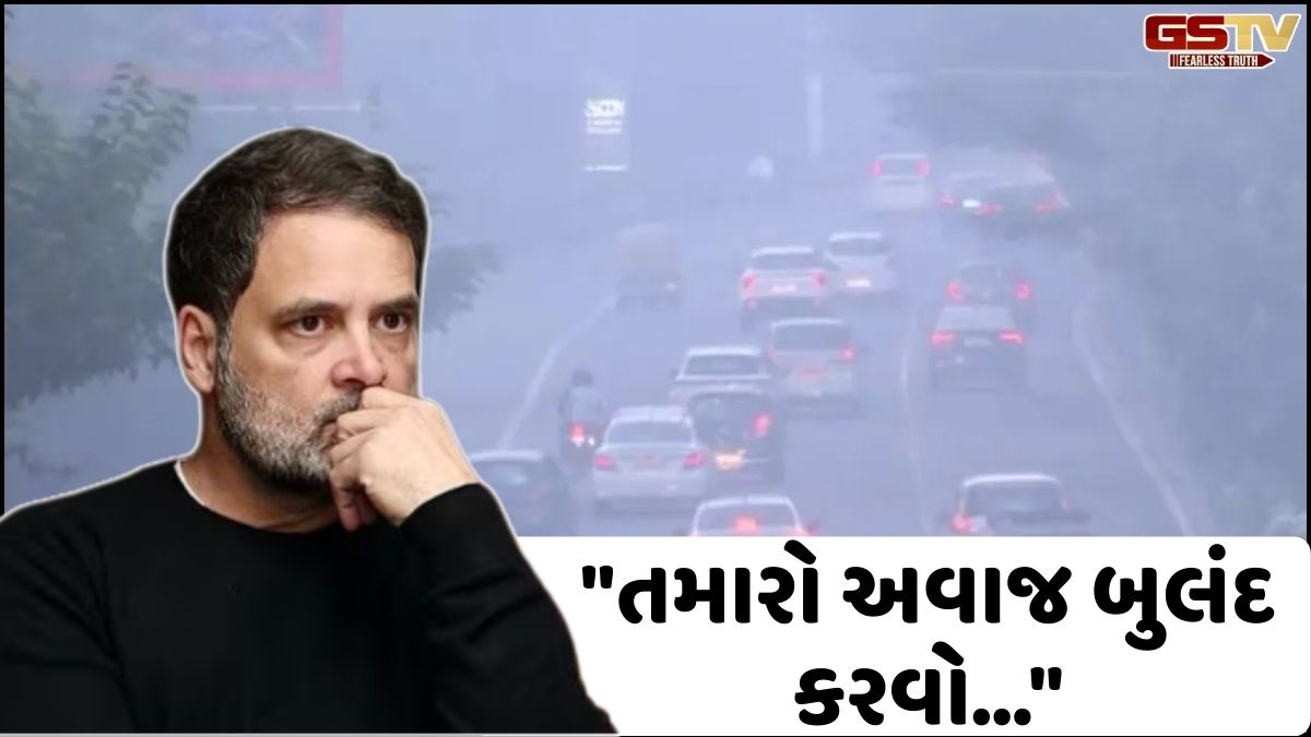 દિલ્હીમાં વાયુ પ્રદૂષણ મુદ્દે રાહુલ ગાંધીએ વ્યક્ત કરી ચિંતા, જાણો લોકોને શું કરી અપીલ!