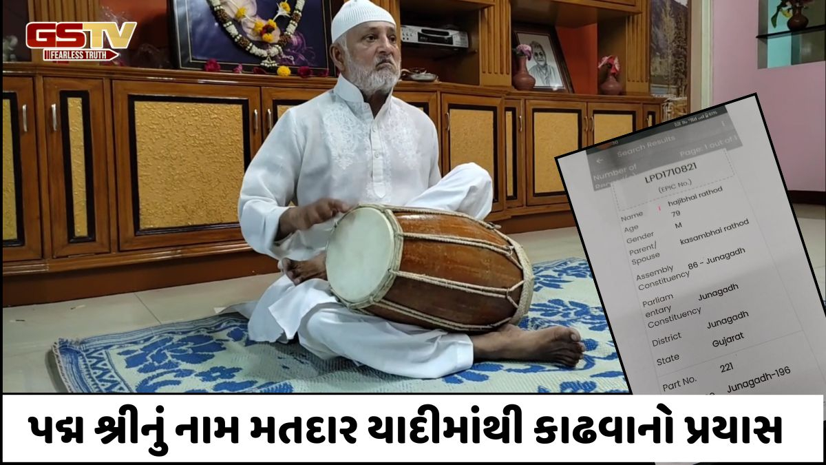 Junagadh news: પદ્મ શ્રી હાજી રમકડુંનું નામ મતદાર યાદીમાંથી કાઢવાનો પ્રયાસ, ભાજપના નગરસેવકે કરી હતી અરજી